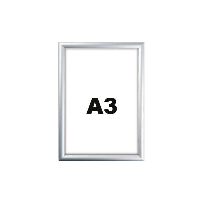 Aluminum snap frame for poster with size A3