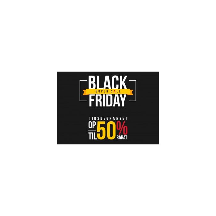 Black Friday Plakat 50%