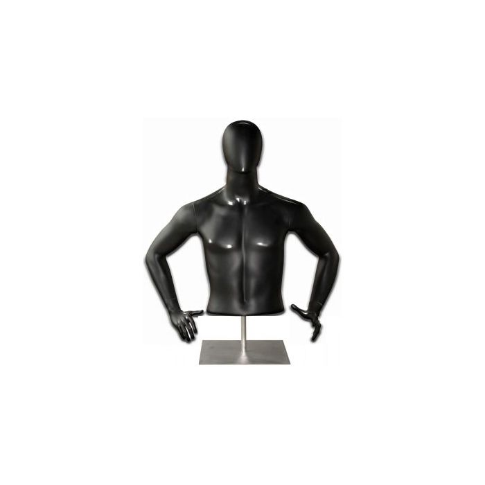 *Nedsat* 5401 faceless herrebuste. Herretorso til borddisplay