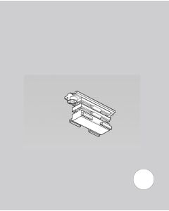 Samlestykke, lige, 1F, 230V, hvid